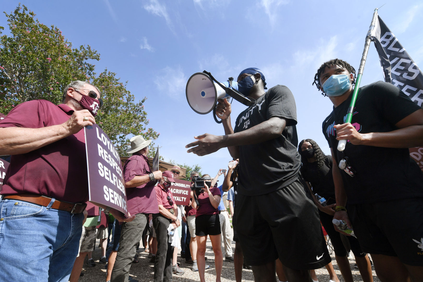 Aggies of Color Coalition Protest